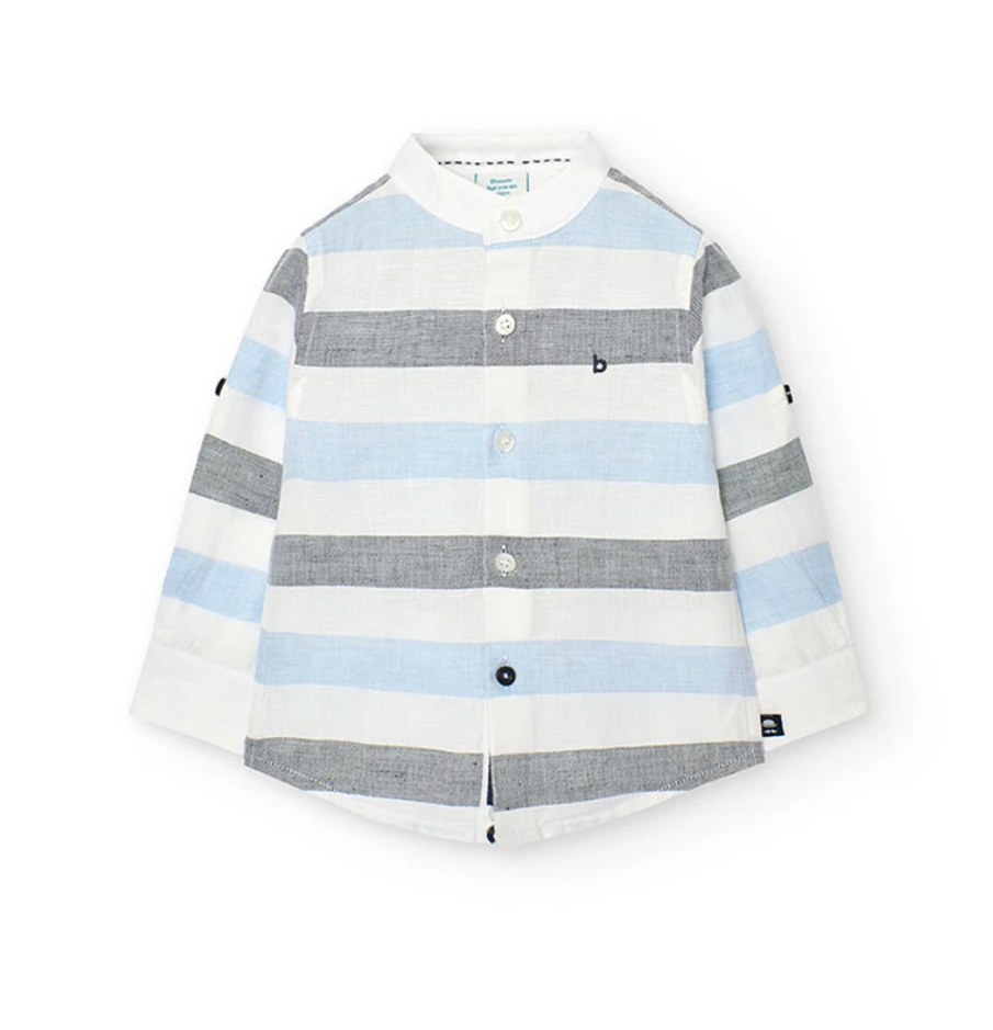 BOBOLI-Camicia di lino -boy