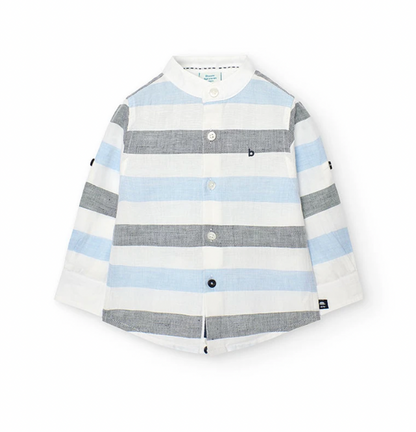 BOBOLI-Camicia di lino -boy