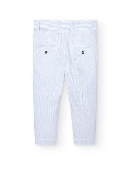 BOBOLI - Pantaloni oxford a strisce - boy