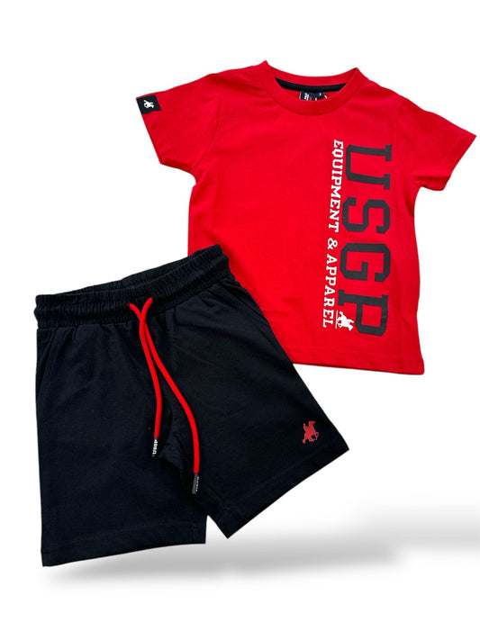 US GRAND POLO - completo jersey corto abbigliamento est 25 j - BOY