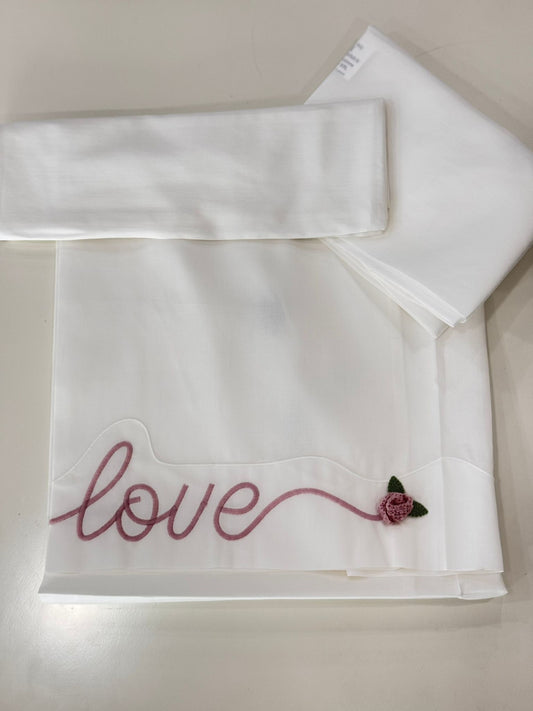 MARLU' - set lenzuola love (set. 19) corredino invernale 25/26 - GIRL