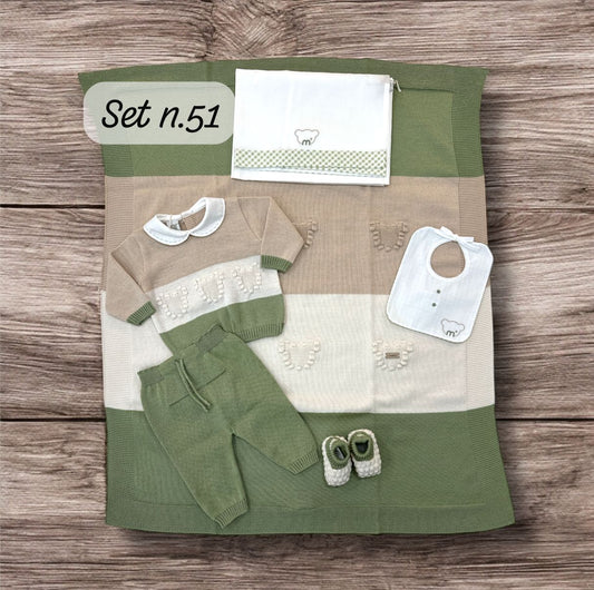 MARLU' - lenzuola sotto-sopra-federa (set n.51) corredino est 25 - BOY