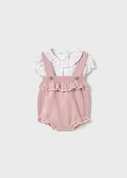 MAYORAL - completo salopette 2 pz tricot abbigliamento est 25 b - GIRL