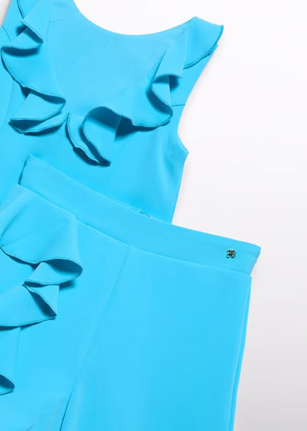 ABEL & LULA - completo bermuda volant abbigliamento est 25 j - GIRL