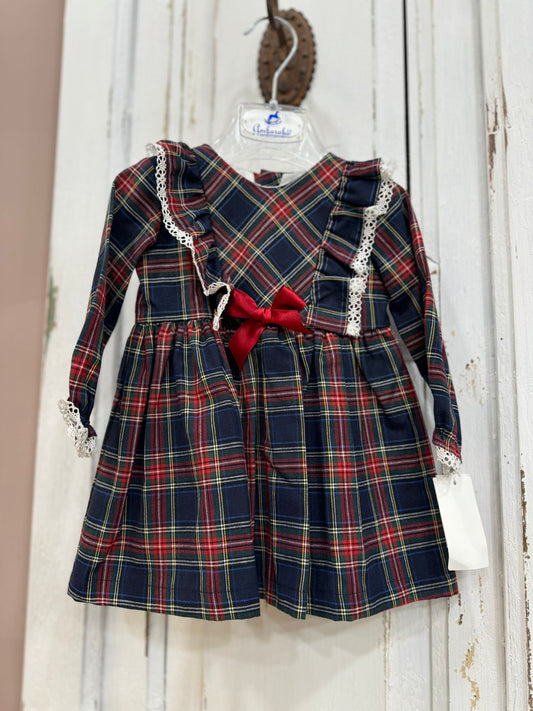 MAC ILUSION - abito tartan abbigliamento natale - GIRL