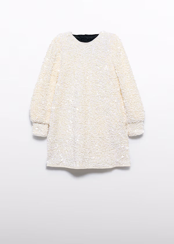 ABEL & LULA - abito lustrini e velluto abbigliamento invernale 25/26 j - GIRL