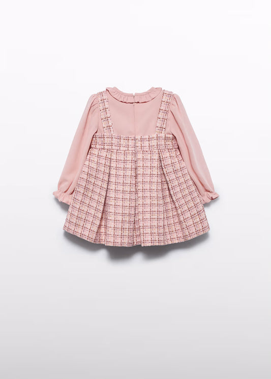 ABEL & LULA - vestito pichi tweed abbigliamento invernale 25/26 b - GIRL
