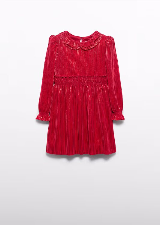 ABEL & LULA - vestito plissettato abbigliamento invernale 25/26 j - GIRL