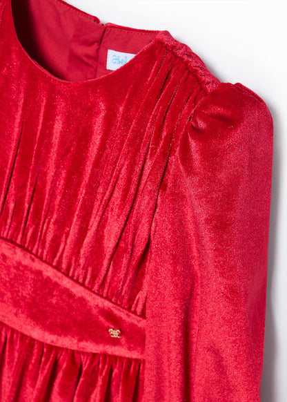 ABEL & LULA - vestito velluto glitter abbigliamento invernale 25/26 j - GIRL