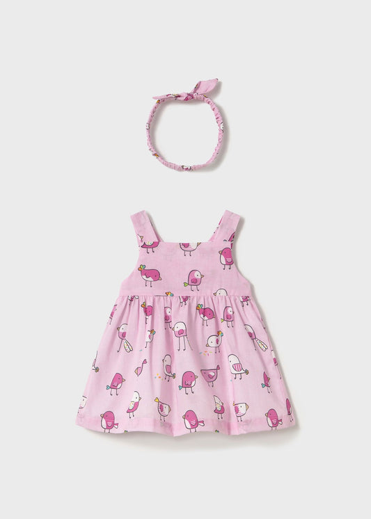 MAYORAL - vestito con fascia stampato abbigliamento est 25 b - GIRL