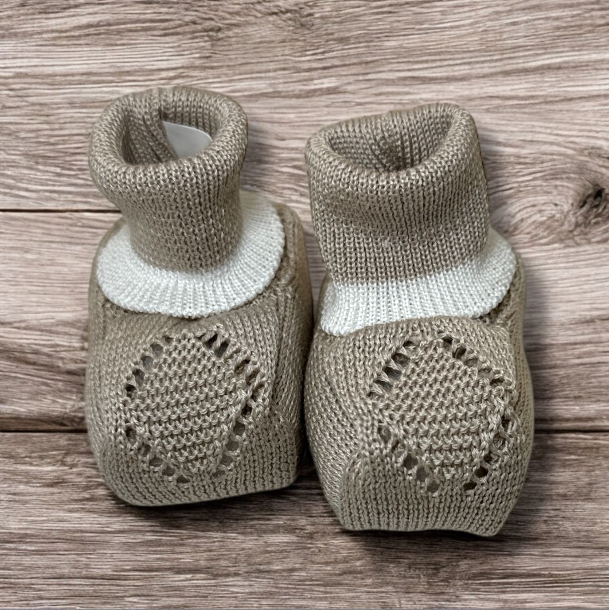 MARLU' - scarpine in filo di cotone (set n.60) corredino est 25 - UNISEX