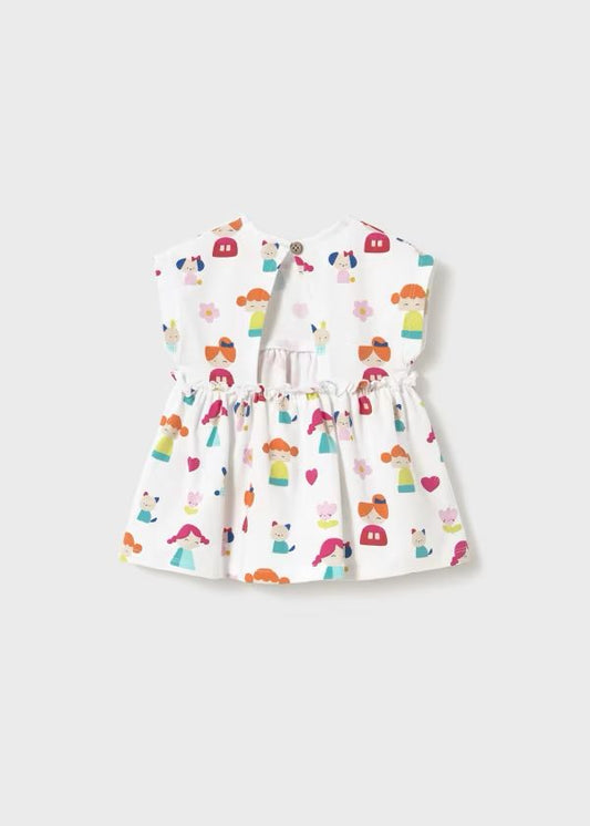 MAYORAL - vestito stampato in jersey abbigliamento est 25 b - GIRL