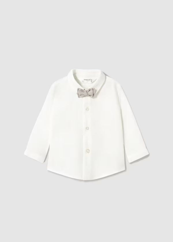 MAYORAL - camicia con papillon beige abbigliamento est 25 b - BOY