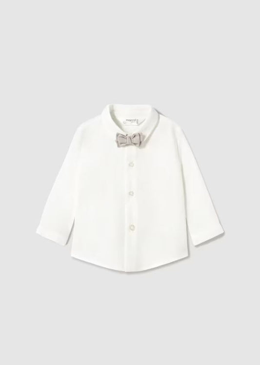 MAYORAL - camicia con papillon beige abbigliamento est 25 b - BOY