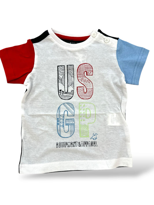 US GRAND POLO - t-shirt manica corta stampata abbigliamento est 25 b - BOY