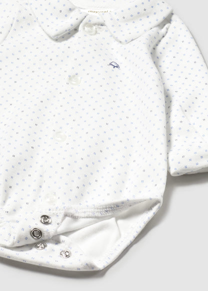 MAYORAL - body camicia bianco/azzurro abbigliamento invernale 25/26 b - BOY