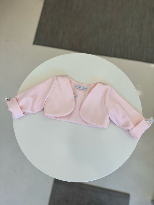 LES PETITES ENFANTES - bolerino cerimonia rosa cerimonia est 25 b - GIRL