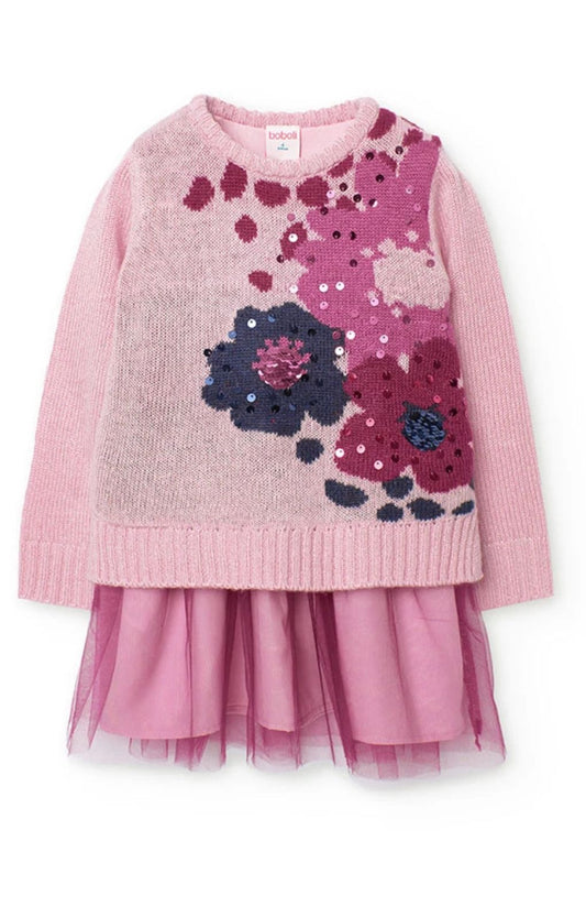 BOBOLI - vestito in maglia abbigliamento inv - GIRL