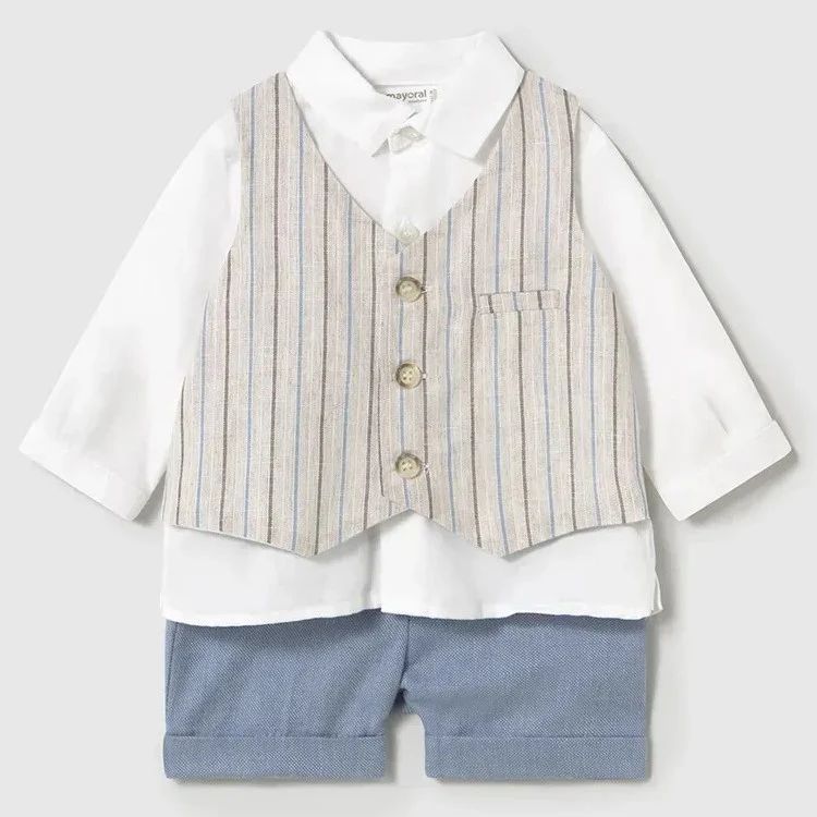 MAYORAL - completo 2 pz finto gilet abbigliamento est 25 b - BOY