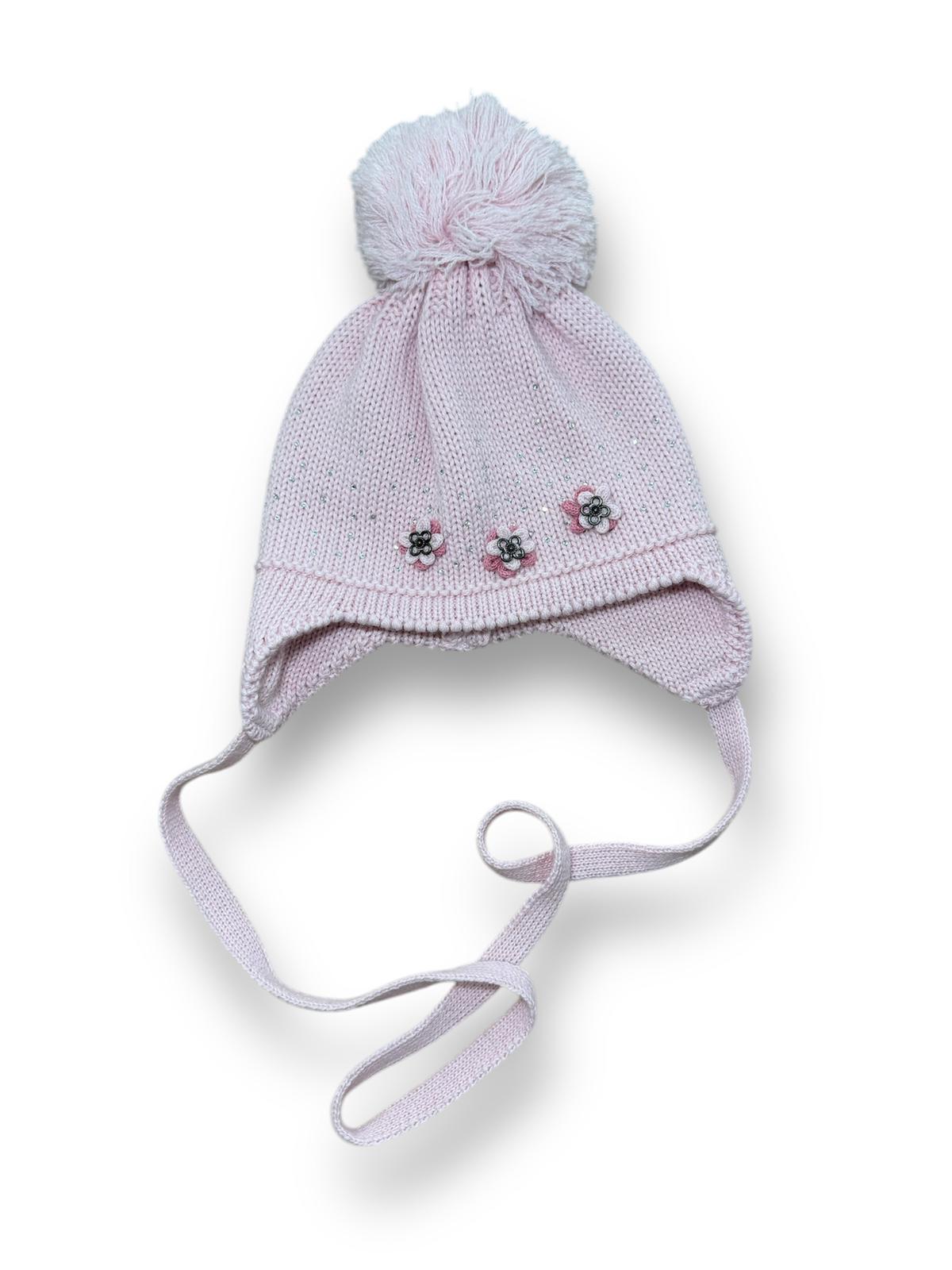 BARBARAS - cappello lana fiori accessori inv - GIRL