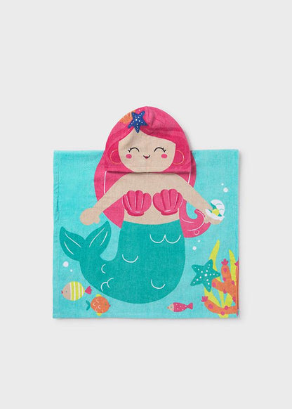 MAYORAL - asciugamano mare poncho con cappuccio summer - GIRL