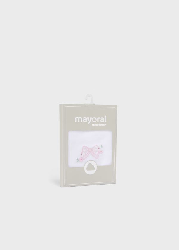 MAYORAL - set 2 bavette rosa baby accessori corredino - GIRL