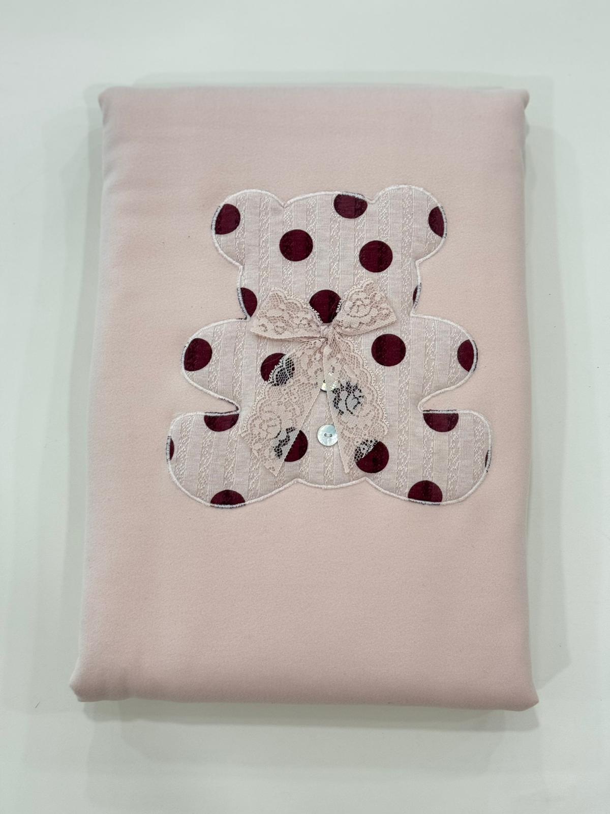 MARLU' - coperta orso poin ciniglia (set. 26) corredino invernale 25/26 - GIRL