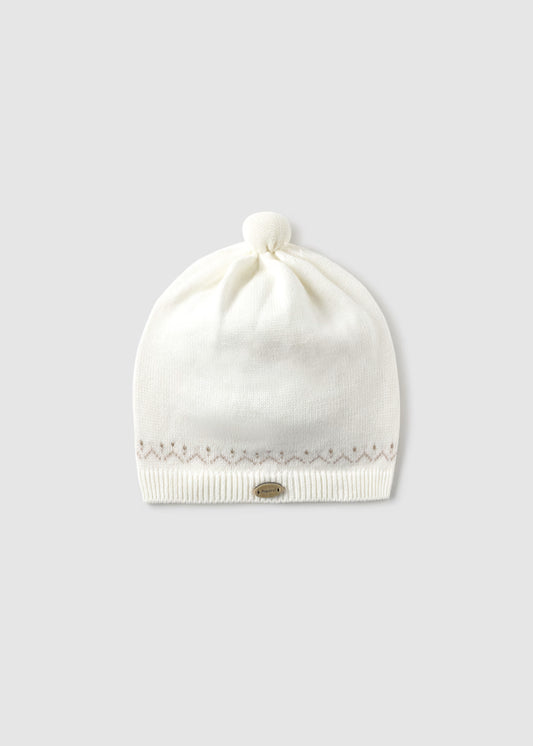 MAYORAL - cuffietta in maglia crudo corredino invernale 25/26 - UNISEX