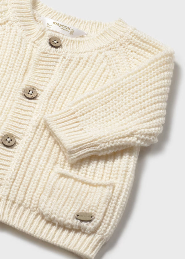 MAYORAL - cardigan in maglia panna abbigliamento invernale 25/26 b - UNISEX