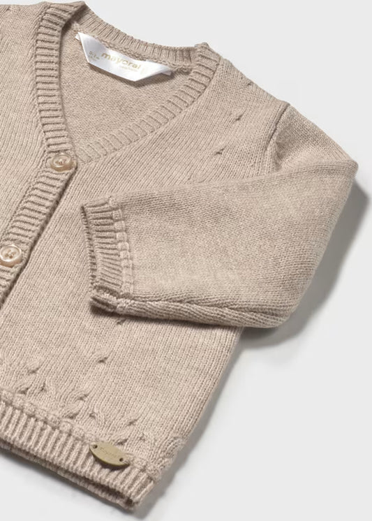 MAYORAL - cardigan neonato beige abbigliamento invernale 25/26 b - BOY