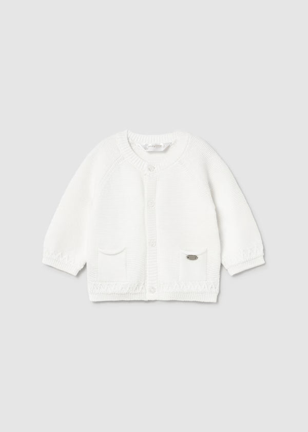 MAYORAL - cardigan neonato crudo abbigliamento invernale 25/26 b - BOY