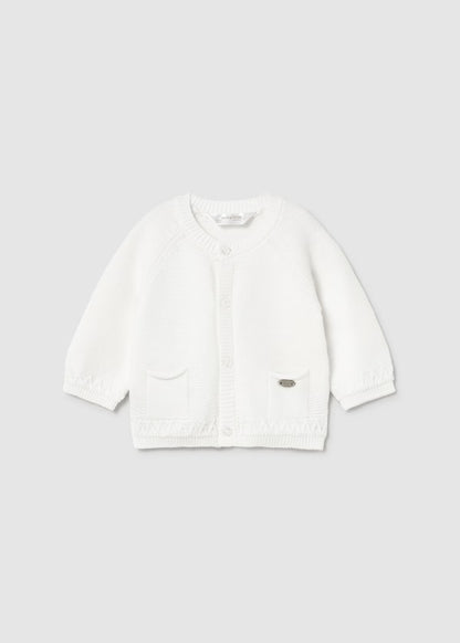 MAYORAL - cardigan neonato crudo abbigliamento invernale 25/26 b - BOY