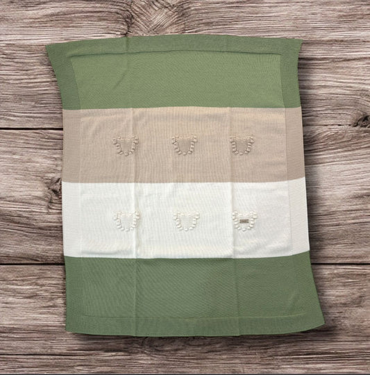 MARLU' - coperta in filo di cotone (set n.51) corredino est 25 - BOY