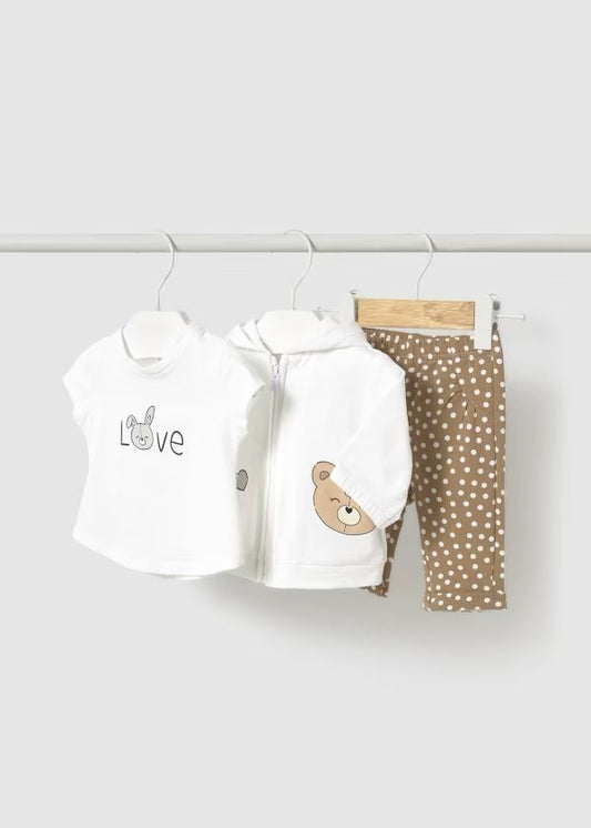 MAYORAL - tuta 3 pz orsetti abbigliamento est 25 b - GIRL