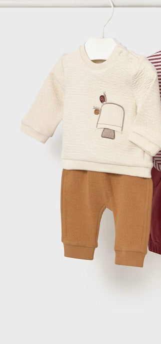 MAYORAL - completo 2 pz beige abbigliamento invernale 25/26 b - UNISEX