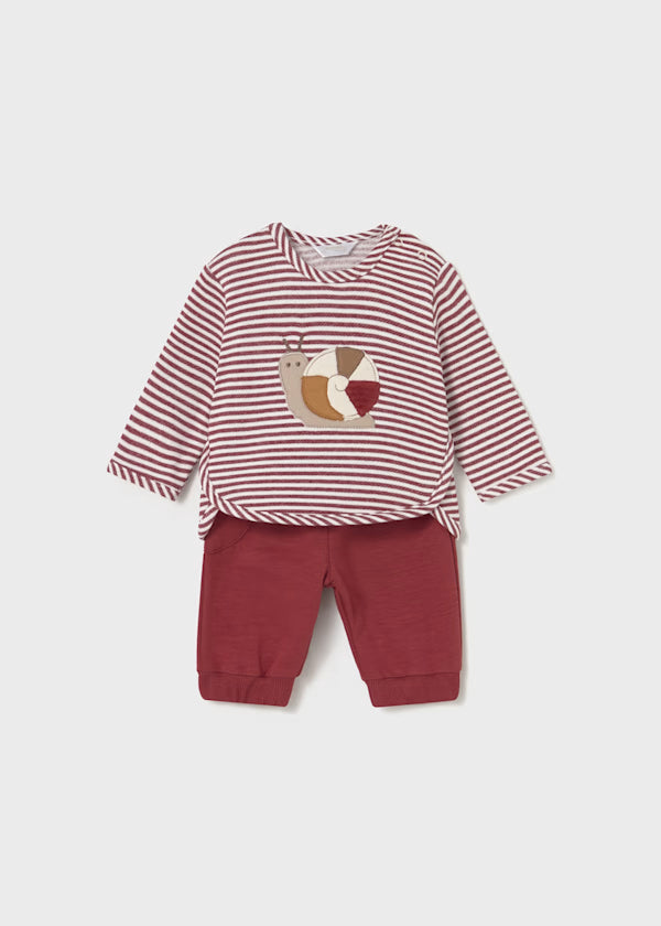 MAYORAL - completo 2 pz bordeaux abbigliamento invernale 25/26 b - UNISEX