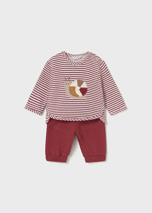 MAYORAL - completo 2 pz bordeaux abbigliamento invernale 25/26 b - UNISEX