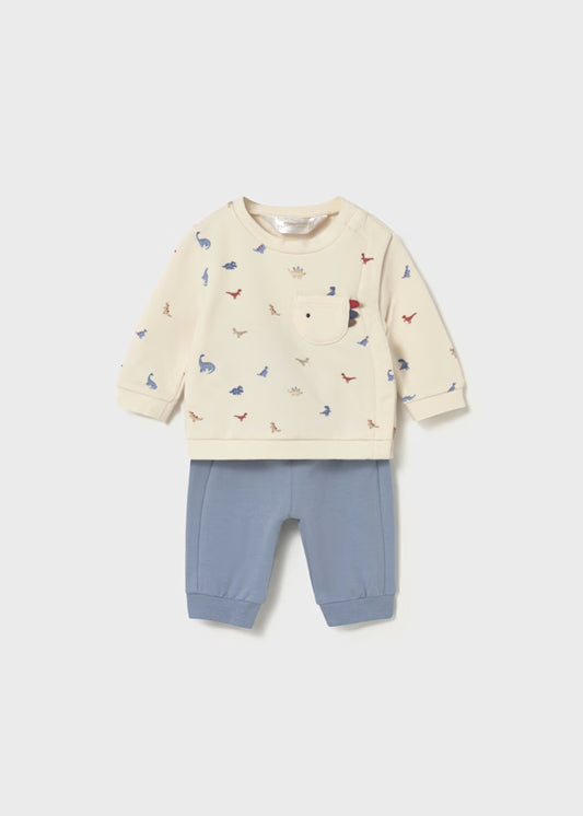 MAYORAL - tuta 2 pz panna/cielo abbigliamento invernale 25/26 b - BOY