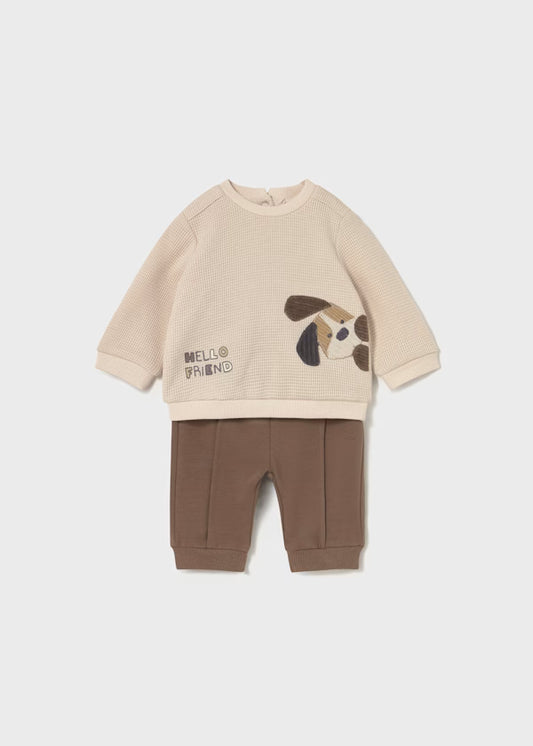 MAYORAL - tuta 2 pz marrone abbigliamento invernale 25/26 b - BOY