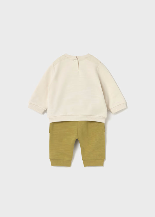 MAYORAL - tuta 2 pz panna/rana abbigliamento invernale 25/26 b - BOY