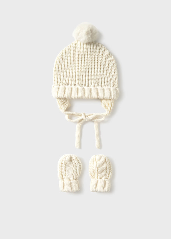 MAYORAL - set cappello e guanti panna accessori invernale 25/26 - UNISEX