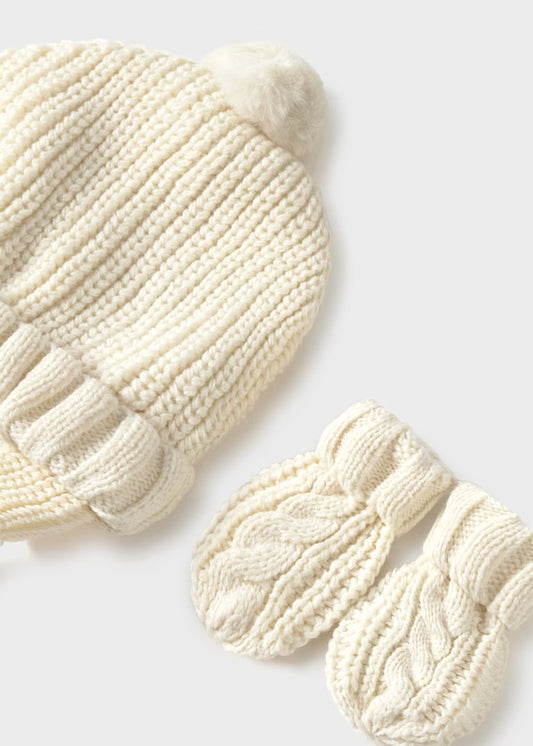 MAYORAL - set cappello e guanti panna accessori invernale 25/26 - UNISEX