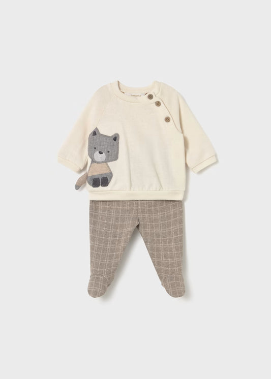 MAYORAL - Completo ghettina e maglione neonato corredino invernale 25/26 - BOY