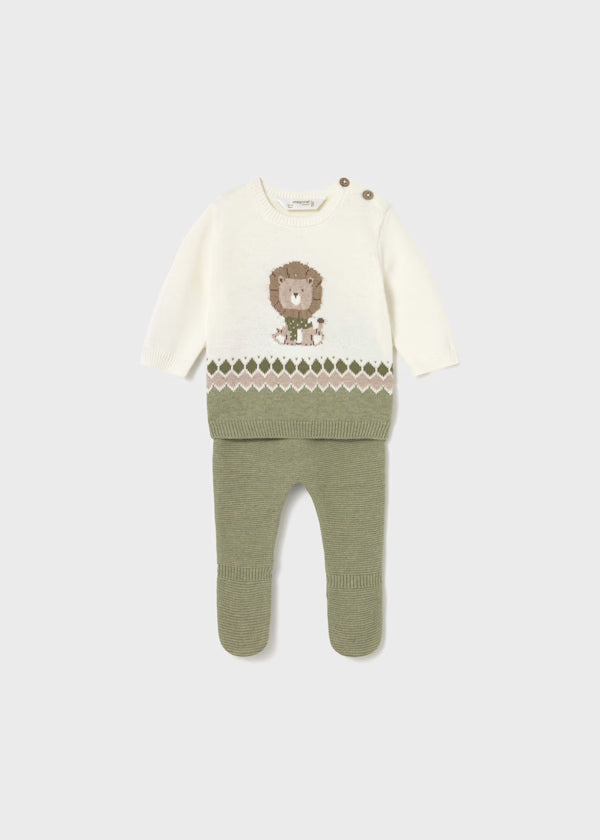 MAYORAL - Completo ghettina e maglione neonato corredino invernale 25/26 - BOY