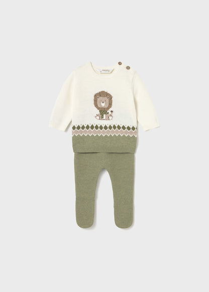 MAYORAL - Completo ghettina e maglione neonato corredino invernale 25/26 - BOY