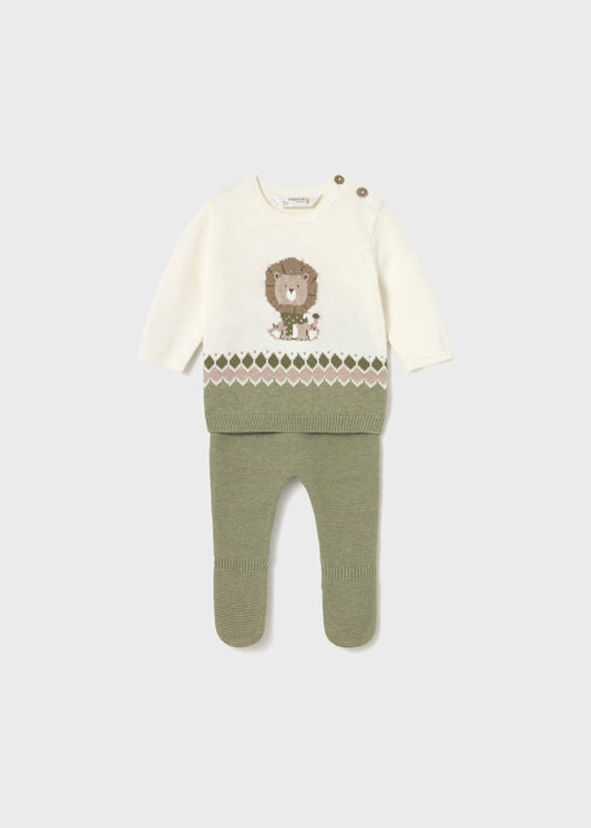 MAYORAL - Completo ghettina e maglione neonato corredino invernale 25/26 - BOY