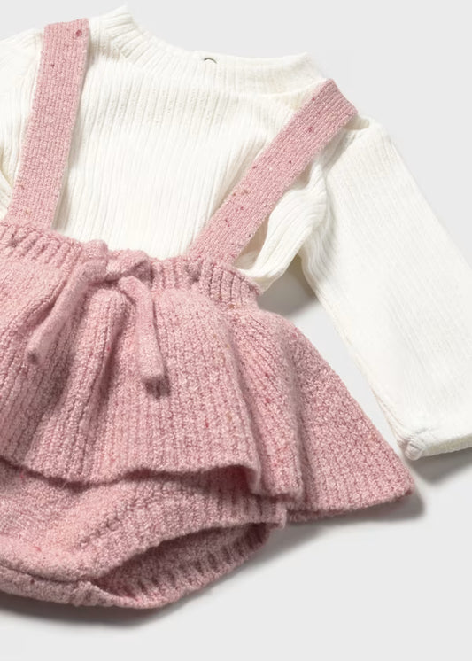 MAYORAL - completo 3 pz rosa abbigliamento invernale 25/26 b - GIRL