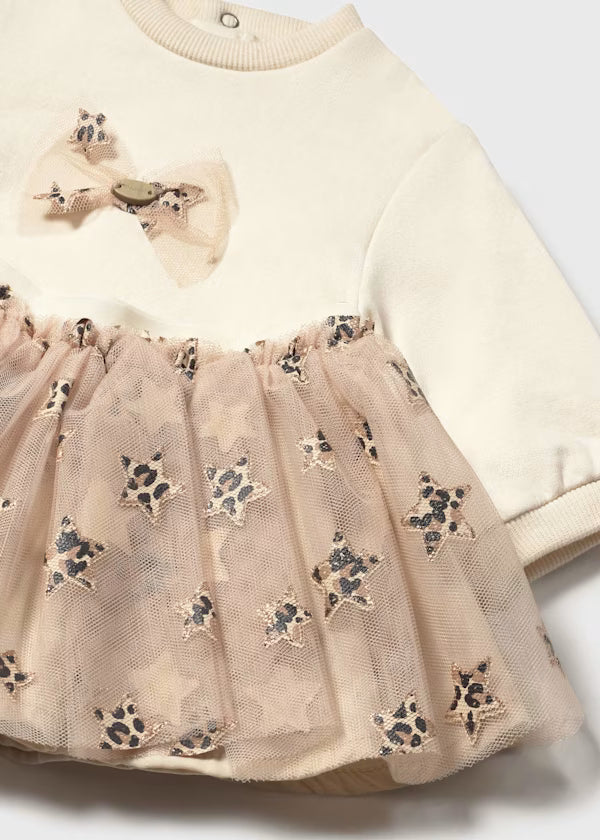 MAYORAL - completo gonna tulle e felpa ceramica abbigliamento invernale 25/26 b - GIRL