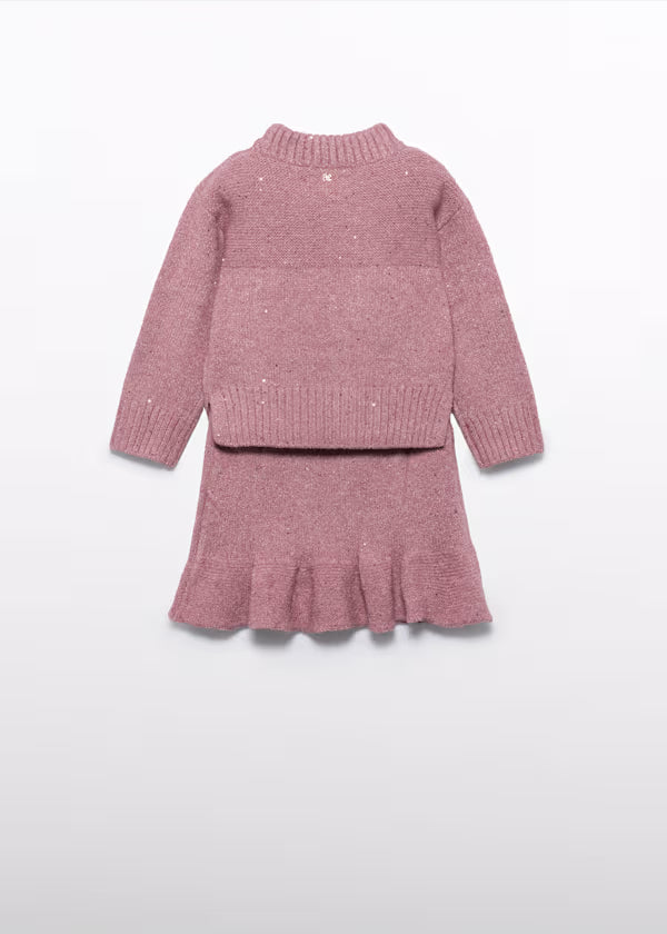 ABEL & LULA - completo tricot gonna abbigliamento invernale 25/26 j - GIRL