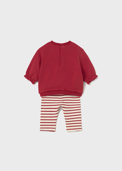 MAYORAL - completo 2 pz rosso abbigliamento invernale 25/26 b - GIRL